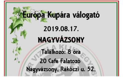 Európa Kupára válogató