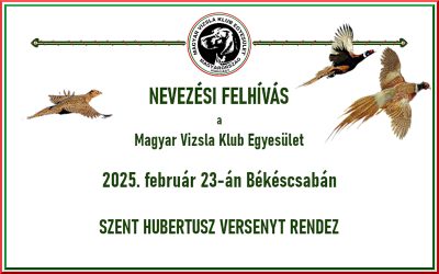 Nevezési felhívás – Békéscsaba Szent Hubertusz II.