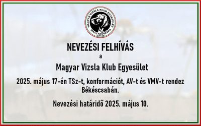 Nevezési felhívás – Békéscsaba TSz, AV, VMV